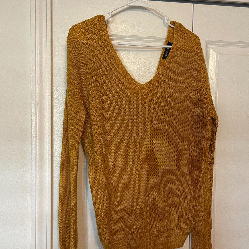 Women's cross back boutique sweater